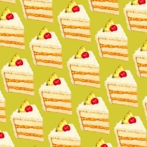 Tropical Cake Pattern - Green