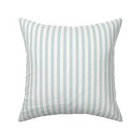 Candy Stripes Linen White and Palladian Blue (Custom for Pebble Wallpaper) 