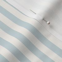 Candy Stripes Linen White and Palladian Blue (Custom for Pebble Wallpaper) 