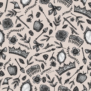 Snow White Pattern 