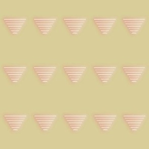 Neon stripe triangles