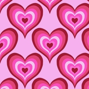 Pink Hearts Pattern