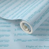 sheet music blue - flight of the bumblebee