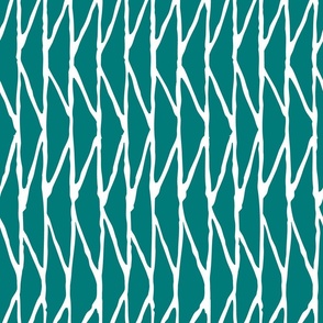 Iron Fence - Teal - Large Scale
