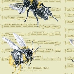 flight of the bumblebee - large gold