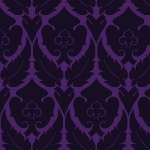 2003 - Medieval Fleur-de-Lis Damask - Purple