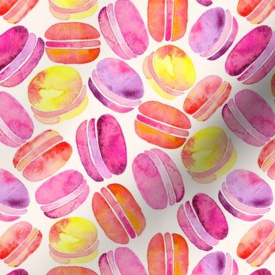Colorful Macarons | Light Background | Small
