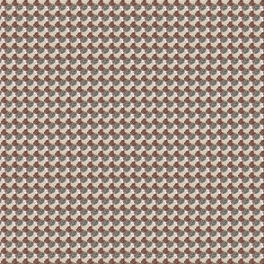 Fun Pearl Grid Herringbone Textured Earth Tones Small Whimsical Funky Retro Dots in Neutral Colors Cinnamon Red Brown 6F422B Revere Pewter Gray Warm Gray CCC7B9 Chantilly Lace Ivory White Beige Gray F5F5EF Kendall Charcoal Gray 686662 Geometric 3