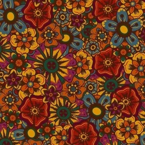 Tattooed Flower Power - Colorway 2