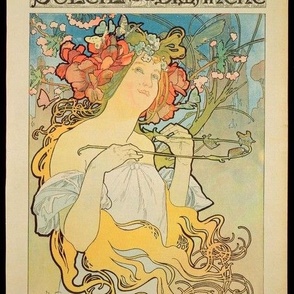 Alphonse Maria Mucha
Was a multitalented  illustrator,graphic designer,artist that was living in the middle of the Art Nouveau and Belle Époque era. 