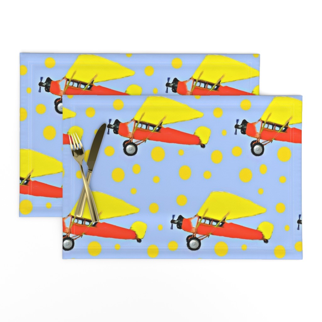 Orange and Yellow Plane 