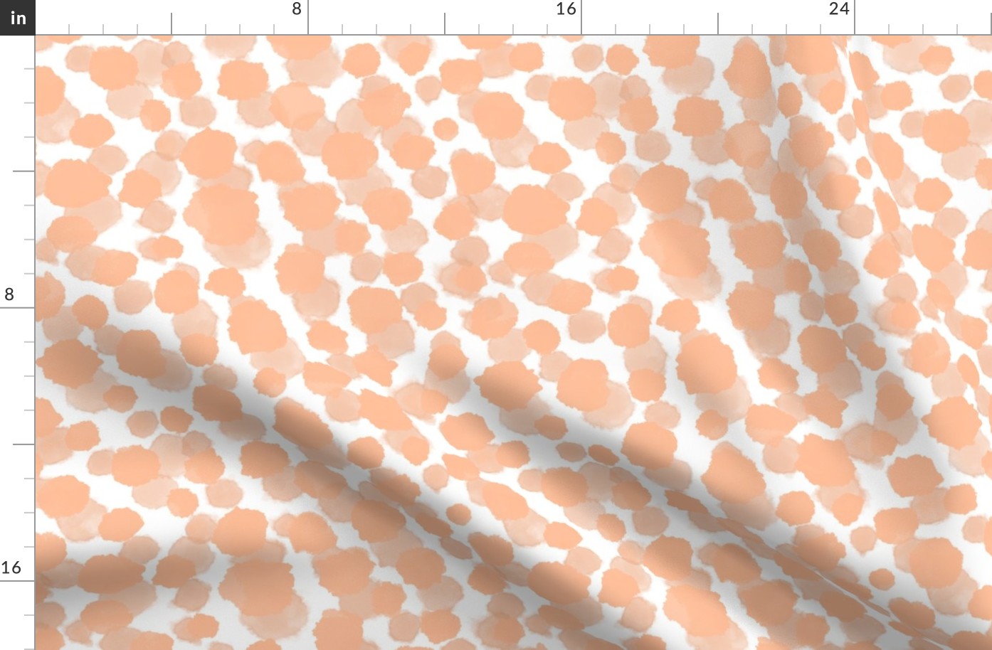 Peach Fuzz, Spots, Dots, Polka Dots, Pantone, Color of the Year, 2024, #pantone #peachfuzz