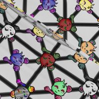 Spoonflower design challenge Kidult- Multi Colored Pandas