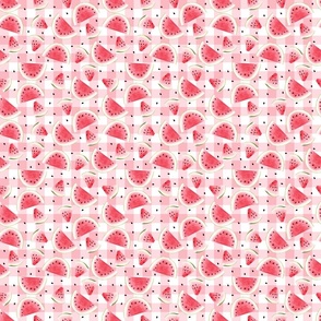 Watermelon//Pink Gingham (1/2 Inch)