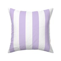 Color of the Year 2023 Digital Lavender and White 2 Inch Cabana Stripes