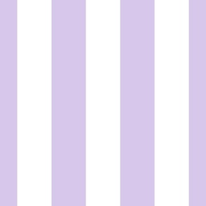 Color of the Year 2023 Digital Lavender and White 3 Inch Cabana Stripes