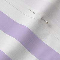 Color of the Year 2023 Digital Lavender and White 1 Inch Cabana Stripes