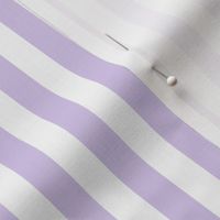 Color of the Year 2023 Digital Lavender and White 1/2 Inch Cabana Stripes