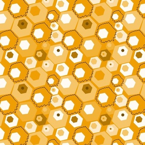 Save the bees honeycomb - small