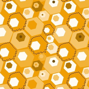 Save the bees honeycomb - medium