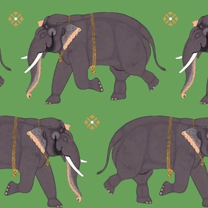 Elephants - Large - Bright Green