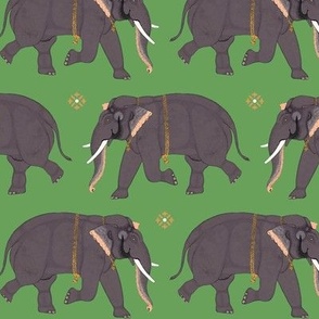 Elephants - Small - Bright Green