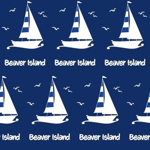 Beaver Island Sails Blue