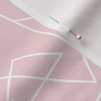 Modern Geometric Large - CottonCandy with White