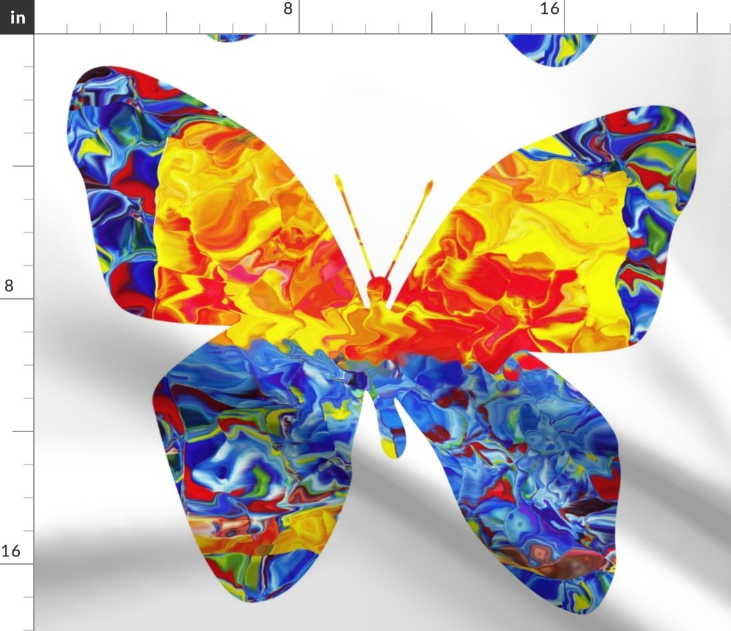 Circus Butterfly (large scale design)