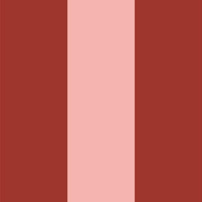 Red Brick and Blush Stripe