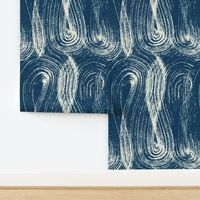 LG Brush Strokes - Navy