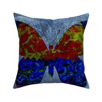 Circus Butterfly in Blue (large scale design)