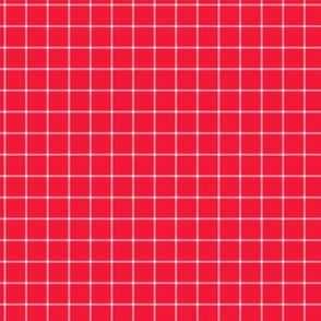 Americana Red Grid, tiny