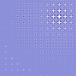Monochrome purple halftones