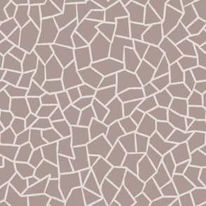 Mosaic Tiles Gray-Pink