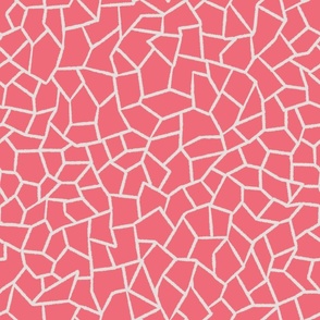 Mosaic Tiles Pink Fluo Flamingo