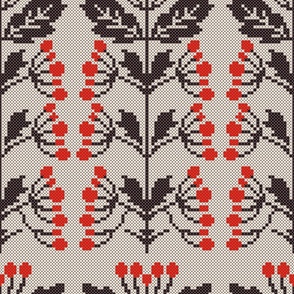 Folk Embroidery Fabric, Wallpaper and Home Decor