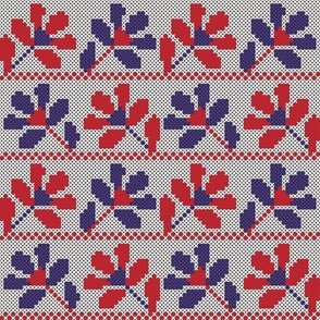 Ukrainian cross stitch folk flower embroidery