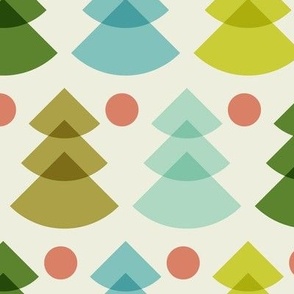 Abstract-X-mas-tree-in-retro-colours-with-balls---M---MEDIUM