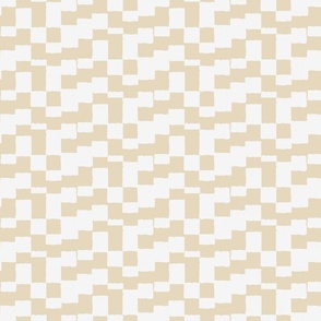 eroded checkerboard check dutch white on cultured | small