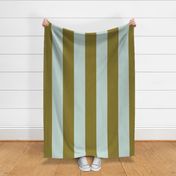 Green and Mint Stripe 6"