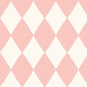 vintage harlequin pink cream