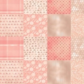 Cheerful Check Fabric Collage 