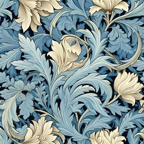  Blue sapphire,Blue pimpernel,William Morris, Inspired by William Morris design,The Arts and crafts movement,cottage core,vintage,victorian,retro,modern,trending,spring,summer, fresh, happy, elegant decor,timeless style,old fashioned, revival,redesigned,b