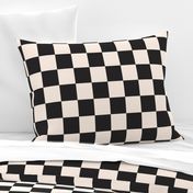 Black and White Checkerboard 2.5"