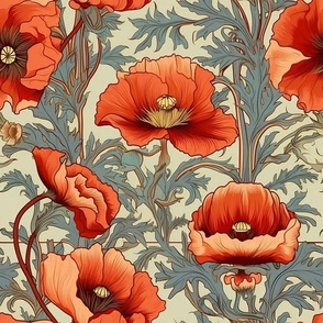 colorful,Art Nouveau,William Morris,Arts and Crafts,Vintage,Retro,Victorian,Design,Aesthetics,Nature-inspired,Ornate,Textiles,Floral patterns,Stylized forms,Curvilinear,Handcrafted,Colorful,Timeless,Decoration,Organic shapes,Nouveau Riche,Gilded Age,Elega