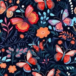 Vibrant colors, Bold patterns,Floral prints,Oversized flowers,Butterfly motifs,Eye-catching designs,Nature-inspired,Unique textures, Fashion-forward,Statement pieces, Whimsical beauty,Contemporary art, Graphic elements,Playful aesthetic,Garden theme,Pop o