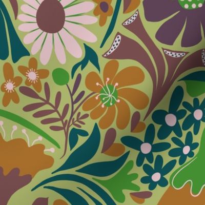 Beryl-green-brown-orange-floral 