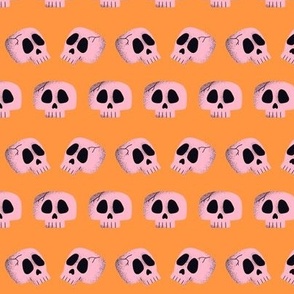 Spooky Ooky Skeletons - orange