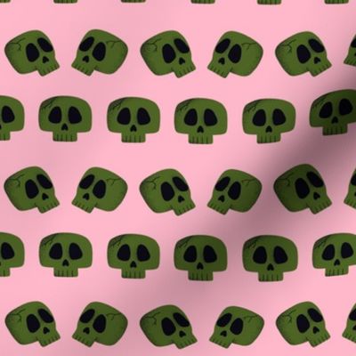 Spooky Ooky Skeletons - pink